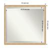 Amanti Art Gold Bathroom Mirror for Over Sink, 33x43 Eva Ombre Gold Narrow Rectangle Vanity Mirror, X-Large Modern Frame, Hangs Horizonally and Vertically, Bathroom Wall Decor, Beveled Edge view 4
