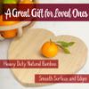 BambooMN Heart-Shaped Bamboo Serving and Cutting Board, 12" x 12" x 0.75" - 10 Units view 4