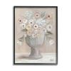 Stupell Industries Classic Ranunculus Floral Bouquet Contemporary Flower Still Life, Design by Kate Sherrill Black Framed Wall Art, 16 x 20, Beige view 1