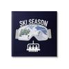 Stupell Industries Ski Season Phrases Sports Goggles Snowboard Slopes Blue view 1