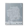 Stupell Industries San Francisco Geometric Street City Map California Transportation view 1
