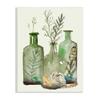 Stupell Industries Fern Plants Nautical Seashells Green Jug Still Life, Design by Melissa Wang Wall Plaque, 10 x 15 view 1