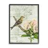 Stupell Industries Bird House Vintage Patent Lily Floral American Goldfinch view 1