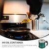Hemoton Bacon Grease Container with Strainer 1.3L Stainless Steel Oil Can Oil Pot Bacon Grease Saver with Strainer Oil Storage Container for Cooking Oil, Fat and Frying Oil Ghee view 2