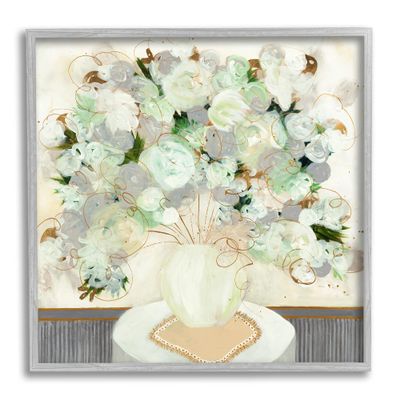 Stupell Industries Whimsical Abstract Floral Arrangement Playful Flower Still Life