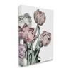 Stupell Industries Bold Globeflower Floral Bouquet Vintage Faded Tones, Design by Malerifabrikken Canvas Wall Art, 24 x 30, White view 3