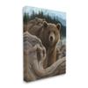 Stupell Industries Brown Bears Rustic Animal Family Tree Forest Lake view 3