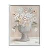 Stupell Industries Classic Ranunculus Floral Bouquet Contemporary Flower Still Life, Design by Kate Sherrill White Framed Wall Art, 16 x 20, Beige view 1