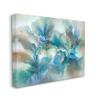 Stupell Industries Modern Blended Paint Abstraction Floral Petal Shapes Blue view 3