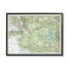Stupell Industries Yellowstone National Park Continental Divide Map Forest Geography view 1