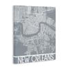Stupell Industries New Orleans City Map, 30 x 40 Inch Canvas Wall Art view 2