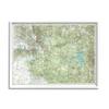 Stupell Industries Yellowstone National Park Continental Divide Map Forest Geography view 1