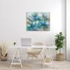 Stupell Industries Modern Blended Paint Abstraction Floral Petal Shapes Blue view 2