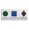 Stupell Industries Ski Mountain Symbols Easy Green Difficult Black Diamond view 1