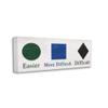 Stupell Industries Ski Mountain Symbols Easy Green Difficult Black Diamond view 3