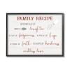 Stupell Industries Family Recipe Happiness Motivational Phrases Kitchen Puns view 1