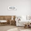 Stupell Industries Leave Worries and Shoes at Door Farmhouse Phrase, Design by Daphne Polselli White Framed Wall Art, 24 x 10 view 2