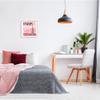 Stupell Industries Paris Bonjour French Eiffel Tower Abstract Pink Stripes view 2