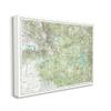 Stupell Industries Yellowstone National Park Continental Divide Map Forest Geography view 3