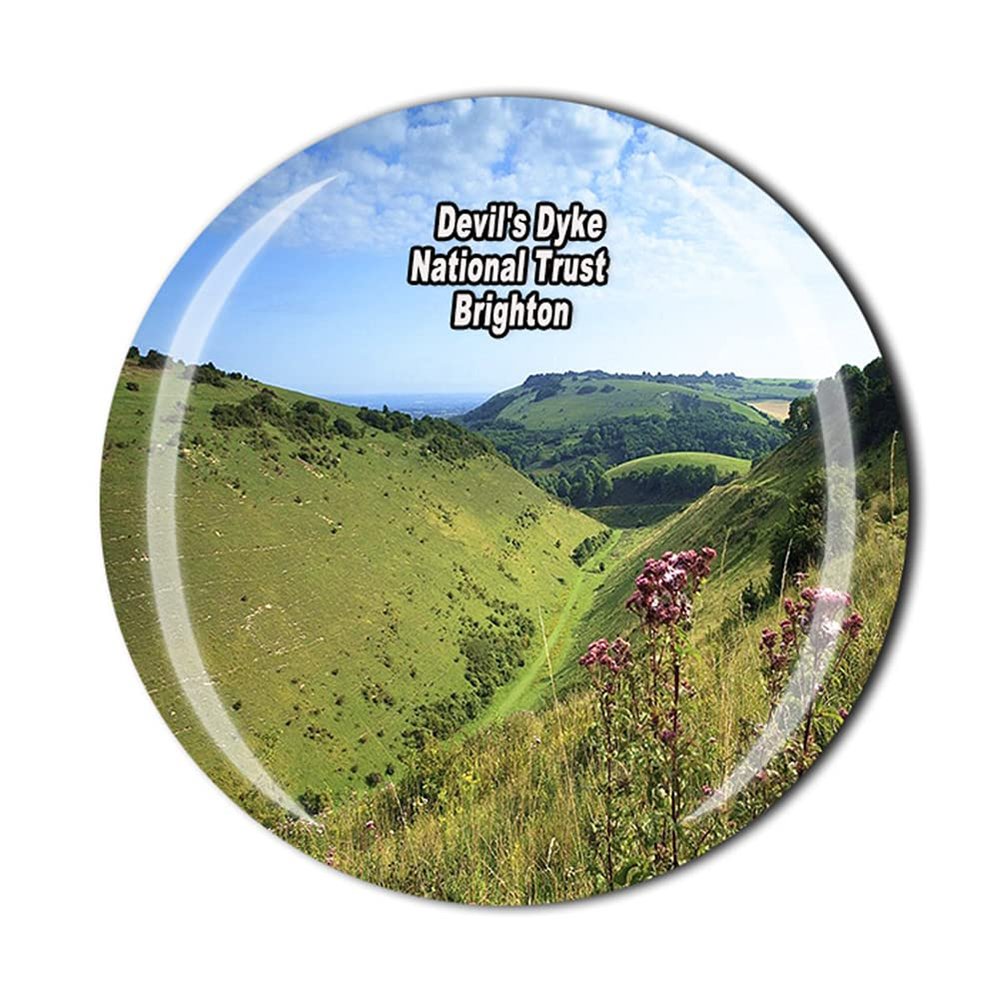 Devil's Dyke National Trust Brighton England Britain Fridge Magnet Souvenir Gift Magnetic Sticker