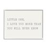 Stupell Industries Little One I Love You Phrase Family Motivational view 1