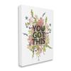 Stupell Industries You Got This Motivational Phrase Spring Flowers Blooming view 3