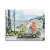 Stupell Industries Retro Station Wagon Rustic Christmas Travel Wrapped Presents view 1