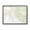 Stupell Industries Grand Canyon National Park Reserve Topographic Map Geography view 1