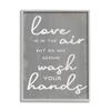 Stupell Industries Love and Germs in Air Wash Your Hands Phrase view 1