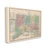 Stupell Industries Vintage Connecticut US State Map Town Region Cartography view 3