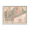 Stupell Industries Northern New England Map Maine Vermont New Hampshire view 1