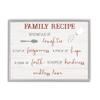 Stupell Industries Family Recipe Happiness Motivational Phrases Kitchen Puns view 1