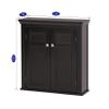 Spirich Bathroom Cabinet Wall Mounted, Hanging Bathroom Storage Cabinet Over Toilet, Medicine Cabinet with Doors and Shelves (Espresso) view 3