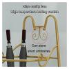 Umbrella Stand Racks Indoor Metal Umbrella Holder, Cartoon Pattern Gold Umbrella Hoder with Hooks, Corridor Entrance Decoration Umbrella Organizer, Capacity 16 Umbrellas view 4