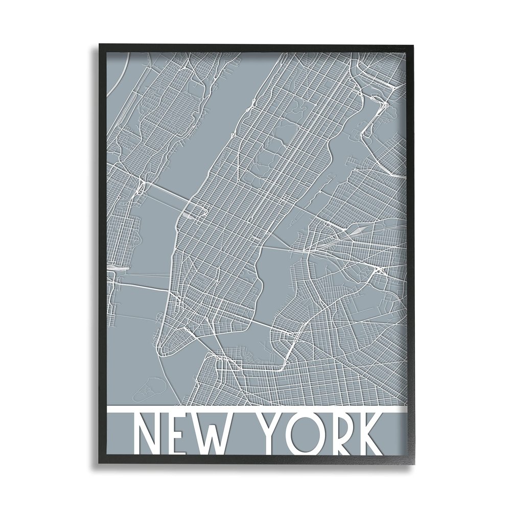 New York Transportation Road Grid Geometric State Streets