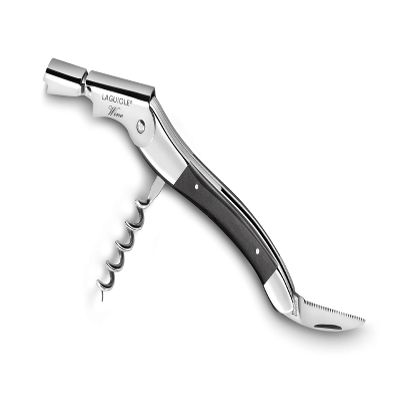 ALAIN-SAINT JOANIS Laguiole Wine Collection Wine Opener Corkscrew with Ebony Wooden Handle