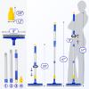 ITTAR Grout Brush with Long Adjustable Handle, Swivel Scrub Brush, V-Shape Grout Line Scrubber with Stiff Bristle for Deep Cleaning Tile Grout, Shower, Kitchen, Hard-to-Reach Corners view 3