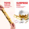 JOYIN 12 Pack Christmas Party Favor Non-Snap Gold Snowflake Design Party Table Favors with Holiday Party Favor Supplies for Kids and Adults, Christmas Parties, Dinners and Holidays view 3