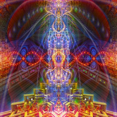Cactiverse | Psychedelic Tapestry | Wall Hanging | Sacred Geometry | Visionary | Trippy Art | DMT Tapestry (Medium)