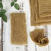 BalsaCircle 5 Gold Cheesecloth Gauze Cotton Dinner Table Napkins Wedding Party Event Birthday Catering Decorations Supplies view 3