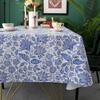 Pioggia Vinyl Tablecloth with Flannel Backed Waterproof Oil-Proof PVC Table Cloth Wipeable Spill-Proof Plastic Table Cover for Indoor and Outdoor(Flower, 60 x 84 Inch Rectangle) view 2