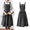 Aimee La Nordic Simple Florist Apron Cotton Linen Gardening Coffee Shops Kitchen Aprons for Cooking Baking Restaurant Apron view 2