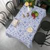 Pioggia Vinyl Tablecloth with Flannel Backed Waterproof Oil-Proof PVC Table Cloth Wipeable Spill-Proof Plastic Table Cover for Indoor and Outdoor(Flower, 60 x 60 Inch Square) view 3