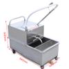 Mobile Fryer Filter 55L Oil Filter Machine 550W Frying Oil Filter System 11OV/60HZ Commercial Oil Filtration System view 2