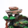 Tabletop Rockery Fountain Zen Meditation Simulation Landscape Indoor Water Fountains Artificial Waterfall Rockery LED Atomizing Desktop Humidifier Office Home Decor (Style2) view 3