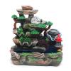 Tabletop Rockery Fountain Zen Meditation Simulation Landscape Indoor Water Fountains Artificial Waterfall Rockery LED Atomizing Desktop Humidifier Office Home Decor (Style2) view 4