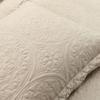 Lush Decor Medallion Scallop 3 Piece Bedspread, King, Neutral view 1