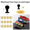 AZEAM Acrylic Riser, Black Display Risers Stand Large Collection Organizer Shelf for Cupcake Food Desserts Holder Cosmetic Products Tabletop Use and More (12 X 8 X 6 Inch) (2 Packs Black) view 4