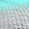 Lush Decor Glitter Ombre Metallic Print 3 Piece Quilt Set, Full/Queen, Aqua & Gray view 4