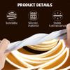 YXHL LED Neon Lights 12V Warm White 50ft/15m Waterproof LED Neon Flex Neon LED Strip for Indoor Outdoor Home Decor Outdoors Home Decoration/DIY view 4
